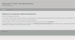 Desktop Screenshot of isaacsonwebdevelopment.com